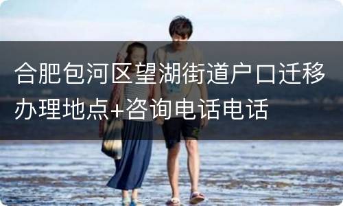 合肥包河区望湖街道户口迁移办理地点+咨询电话电话
