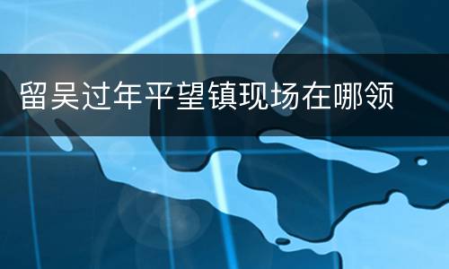留吴过年平望镇现场在哪领
