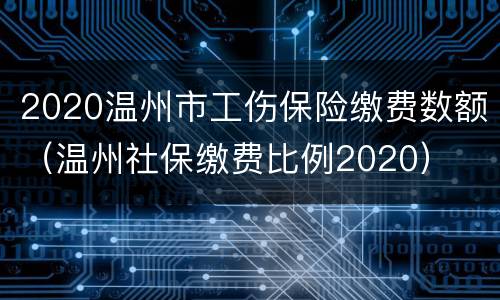 2020温州市工伤保险缴费数额（温州社保缴费比例2020）