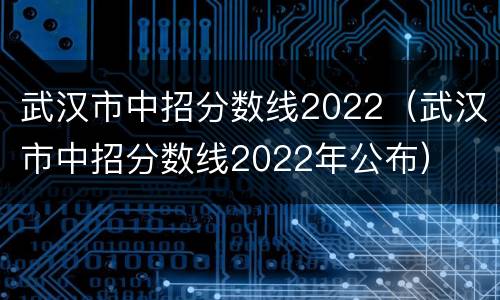 武汉市中招分数线2022（武汉市中招分数线2022年公布）