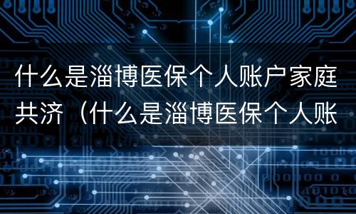 什么是淄博医保个人账户家庭共济（什么是淄博医保个人账户家庭共济卡）