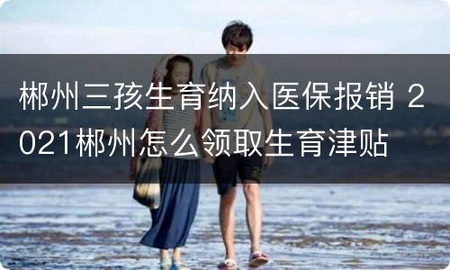 郴州三孩生育纳入医保报销 2021郴州怎么领取生育津贴
