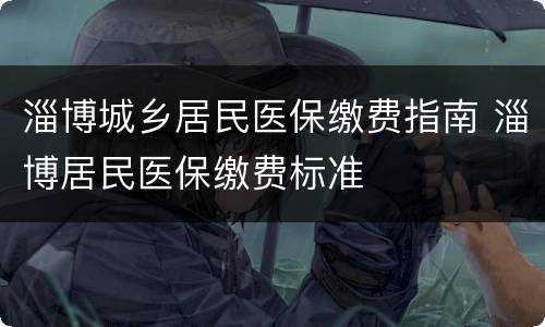 淄博城乡居民医保缴费指南 淄博居民医保缴费标准