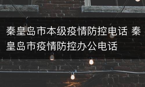 秦皇岛市本级疫情防控电话 秦皇岛市疫情防控办公电话