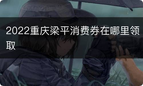 2022重庆梁平消费券在哪里领取