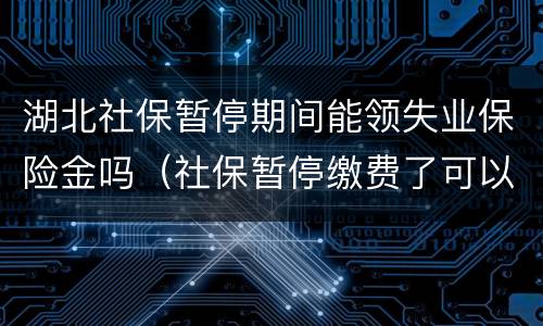 湖北社保暂停期间能领失业保险金吗（社保暂停缴费了可以领失业保险吗）