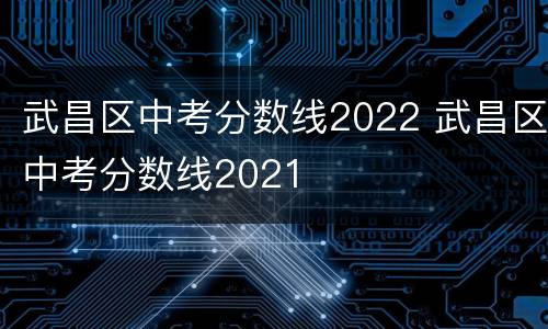 武昌区中考分数线2022 武昌区中考分数线2021