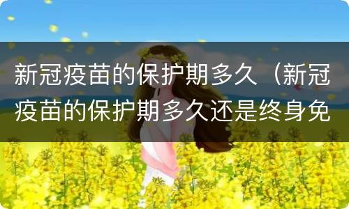 新冠疫苗的保护期多久（新冠疫苗的保护期多久还是终身免疫）