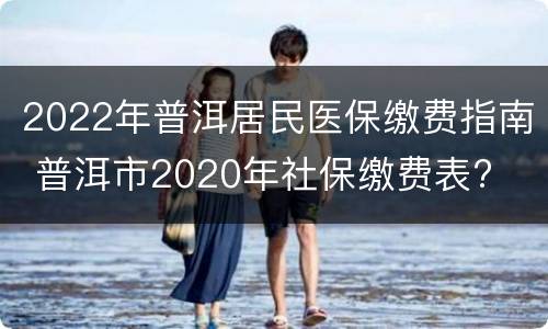 2022年普洱居民医保缴费指南 普洱市2020年社保缴费表?