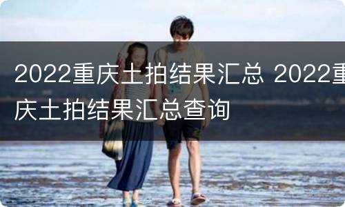 2022重庆土拍结果汇总 2022重庆土拍结果汇总查询