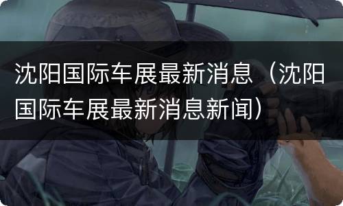 沈阳国际车展最新消息（沈阳国际车展最新消息新闻）