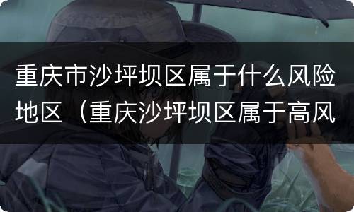 重庆市沙坪坝区属于什么风险地区（重庆沙坪坝区属于高风险地区吗）
