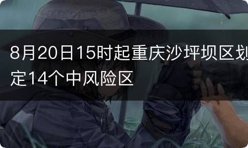 8月20日15时起重庆沙坪坝区划定14个中风险区