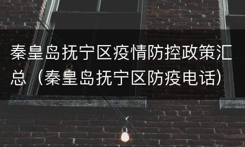 秦皇岛抚宁区疫情防控政策汇总（秦皇岛抚宁区防疫电话）