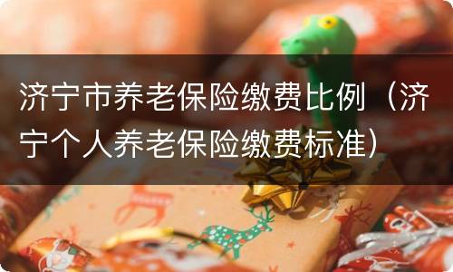 济宁市养老保险缴费比例（济宁个人养老保险缴费标准）