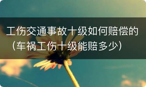 工伤交通事故十级如何赔偿的（车祸工伤十级能赔多少）