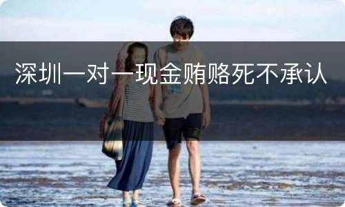 深圳一对一现金贿赂死不承认