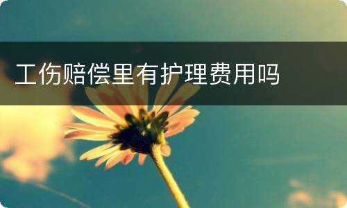 工伤赔偿里有护理费用吗
