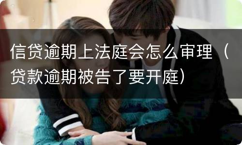 信贷逾期上法庭会怎么审理（贷款逾期被告了要开庭）