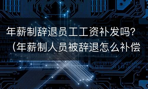 年薪制辞退员工工资补发吗？（年薪制人员被辞退怎么补偿）