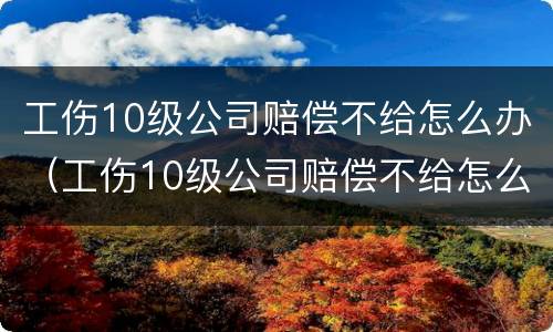 工伤10级公司赔偿不给怎么办（工伤10级公司赔偿不给怎么办呀）