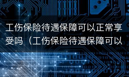 工伤保险待遇保障可以正常享受吗（工伤保险待遇保障可以正常享受吗）