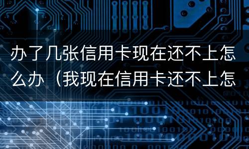 办了几张信用卡现在还不上怎么办（我现在信用卡还不上怎么办）