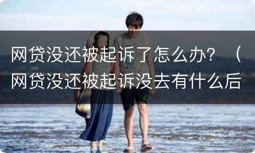 网贷没还被起诉了怎么办？（网贷没还被起诉没去有什么后果）