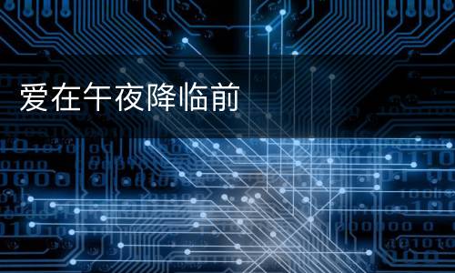 爱在午夜降临前