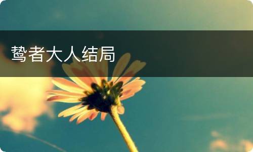 鸷者大人结局