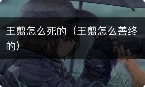 王翦怎么死的（王翦怎么善终的）