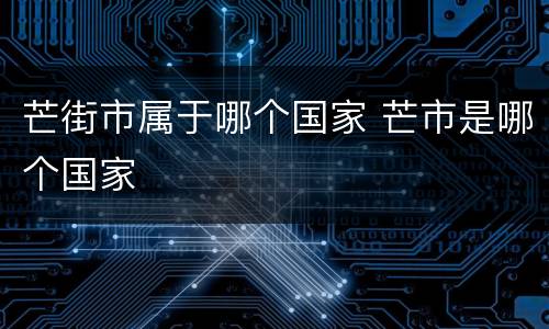 芒街市属于哪个国家 芒市是哪个国家