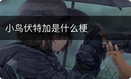 小鸟伏特加是什么梗