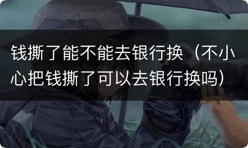 钱撕了能不能去银行换（不小心把钱撕了可以去银行换吗）