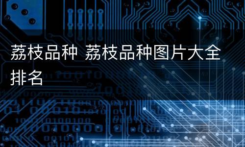 荔枝品种 荔枝品种图片大全 排名