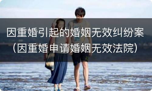 因重婚引起的婚姻无效纠纷案（因重婚申请婚姻无效法院）