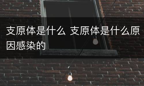 支原体是什么 支原体是什么原因感染的