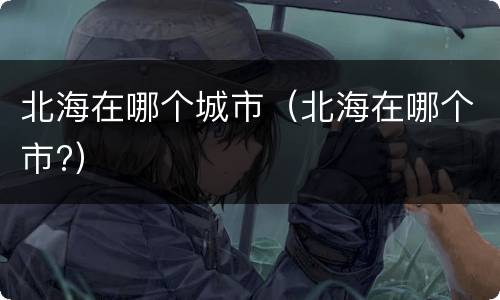 北海在哪个城市（北海在哪个市?）