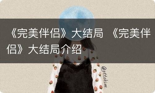 《完美伴侣》大结局 《完美伴侣》大结局介绍