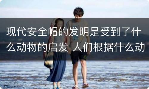 现代安全帽的发明是受到了什么动物的启发 人们根据什么动物发明了新型安全帽