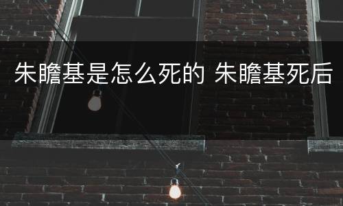 朱瞻基是怎么死的 朱瞻基死后