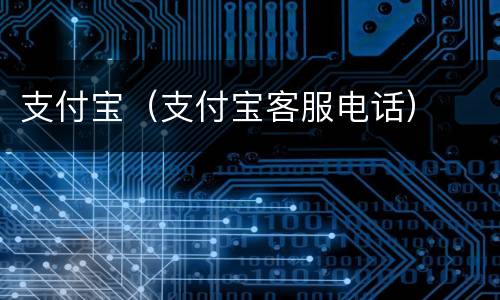 支付宝（支付宝客服电话）