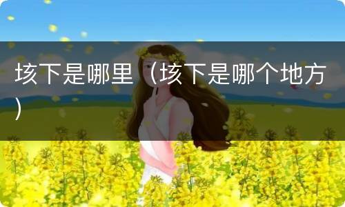 垓下是哪里（垓下是哪个地方）