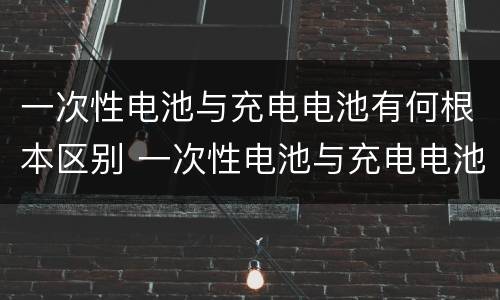 一次性电池与充电电池有何根本区别 一次性电池与充电电池有何根本区别原因何在