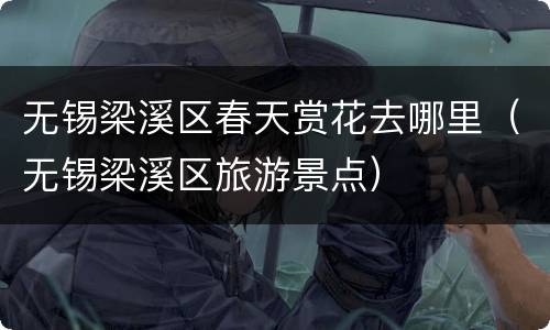 无锡梁溪区春天赏花去哪里（无锡梁溪区旅游景点）