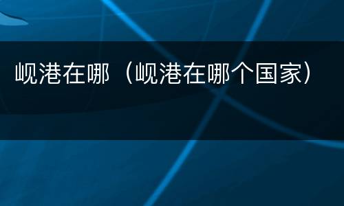 岘港在哪（岘港在哪个国家）