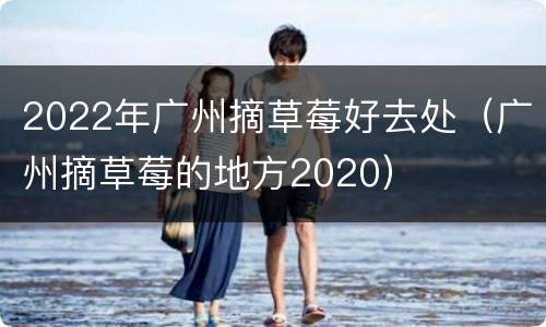 2022年广州摘草莓好去处（广州摘草莓的地方2020）