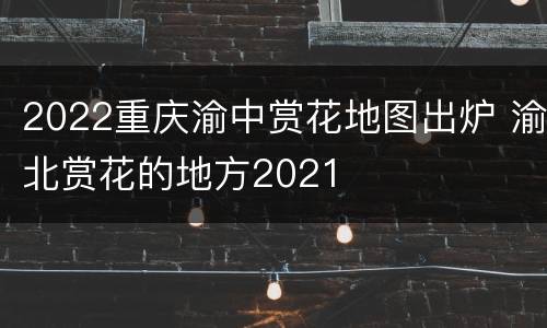 2022重庆渝中赏花地图出炉 渝北赏花的地方2021