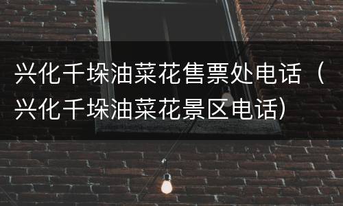 兴化千垛油菜花售票处电话（兴化千垛油菜花景区电话）