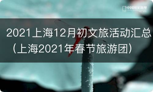 2021上海12月初文旅活动汇总（上海2021年春节旅游团）